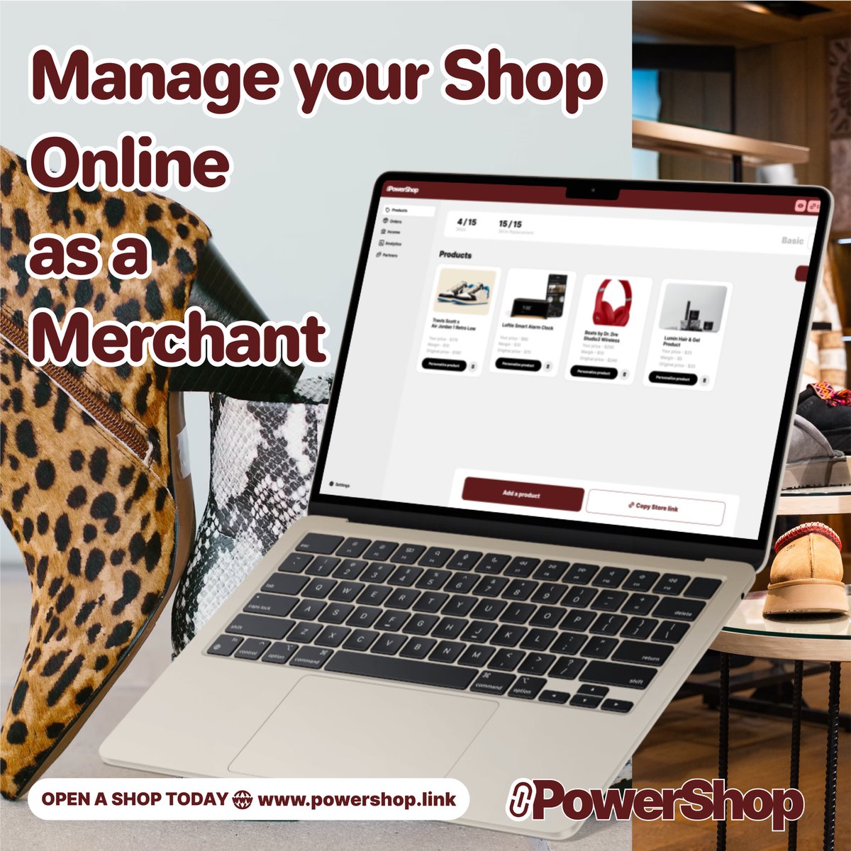 powershoplink's tweet photo. 🛍️🛒Managing your inventory online at https://t.co/VwBE8a7Tst makes merchandising seamless. 

✅The platform offers an intuitive interface, efficiently manage stock levels, orders, and product listings with ease. 
#powershop #shopnow #seamlessMerchandising https://t.co/JE3TgZgztN