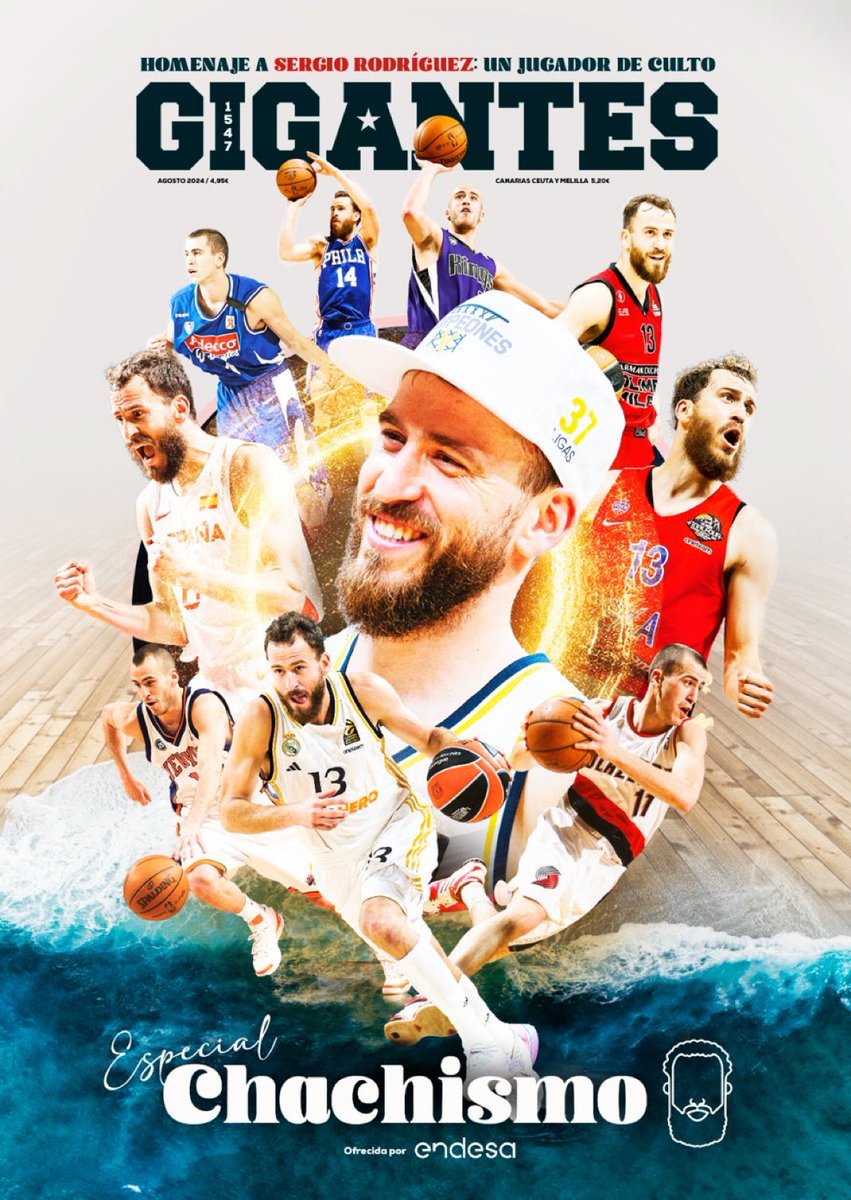 Feliz de poder participar en el especial de <a href="/SergioRodriguez/">Sergio Rodriguez</a> de la Revista <a href="/GIGANTESbasket/">Gigantes del Basket</a>. 

Un talento muy especial con una carrera increíble.