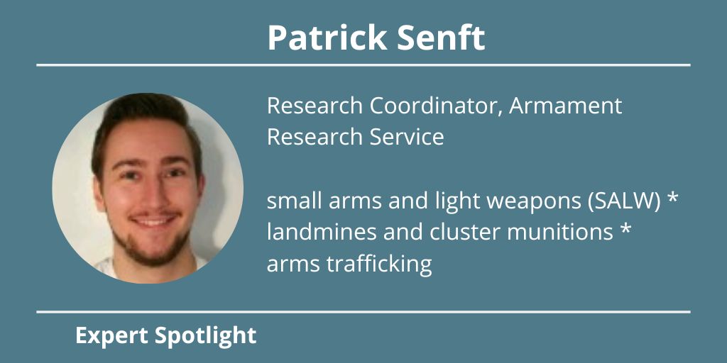 ForumArmsTrade's tweet image. Warm welcome to @SenftPatrick who recently joined the Forum&apos;s expert list! #experts #forumcommunity