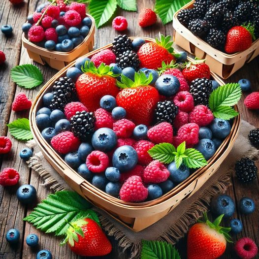 Food4LessCV's tweet image. 🍓 Fresh summer berries are here!  Whether you love strawberries, blueberries, raspberries, or blackberries, we’ve got them all at unbeatable prices. Perfect for a refreshing summer snack or adding a burst of flavor to your favorite desserts. 🍰🍇 #FreshBerries #SummerProduce