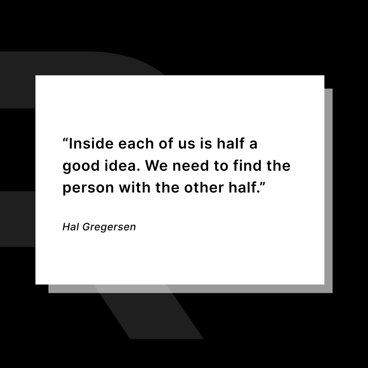 RevRoadHQ's tweet image. No single person has all the answers, and finding the right partners can be crucial to turning a good idea into a scalable business. 

Remaining open to the ideas and contributions of others can lead to more innovative and well-rounded solutions.
