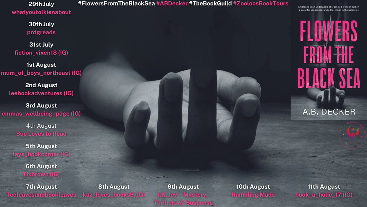 COMING SOON: Flowers from the Black Sea by A.B Decker <a href="/decker_ab/">Abe & Eddie</a> @matadorbooks 

Starting 29th July...
 <a href="/ramblingmads/">Madeleine</a> 

Read more here ⬇️
zooloosbooktours.co.uk/coming-soon-fl…