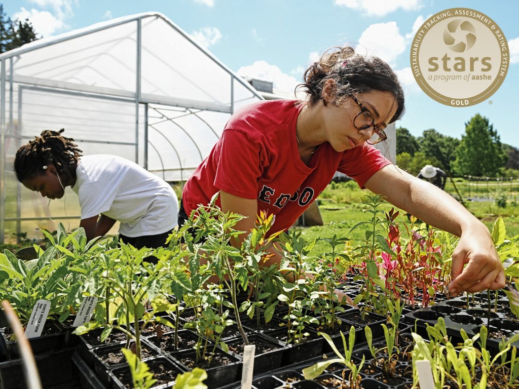 #ConnCollege received its 2nd consecutive Sustainability Tracking Assessment &amp; Rating System (STARS) Gold rating from the Association for the Advancement for Sustainability in Higher Education (<a href="/AASHENews/">AASHE</a>).

🔗 Learn more: bit.ly/4d5Ekvj