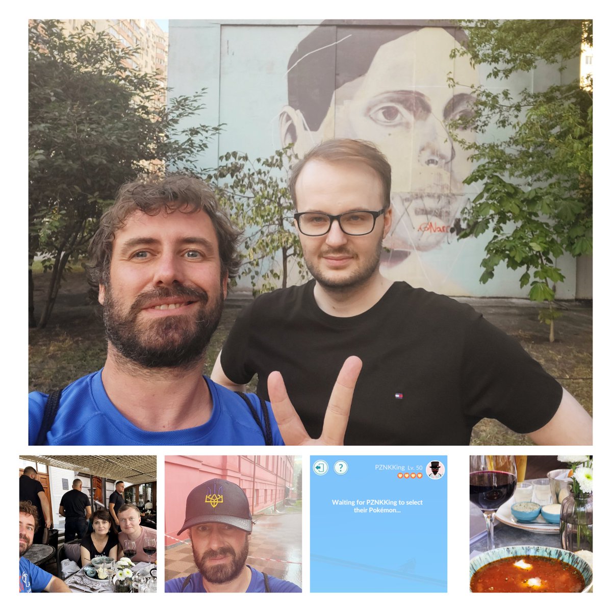Last Kyiv day = eating the best borsch in lovely company, getting a few free showers (monsoon season?) and finally meeting the legendary <a href="/PZNKKing/">PZNKKing🇺🇦 2B XP</a>, the nr 1 player of Ukraine in catches. As I board the night train to Lviv, I have nothing but amazing memories from this Kyiv trip!