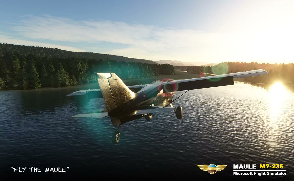 simflight's tweet photo. Get ready to fly with the Maule M-7-235 "Super Rocket," a versatile STOL aircraft perfect for rugged airfields and calm water bodies. 
 https://t.co/a99ADBQMoq  
   VIDEO TRAILER📷
 https://t.co/XYlMsIeuUW 
#PESIM #GENERALAVIATION #AIRCRAFT #MAULEM7 #MAULEAIR #TOUNDRA  #SIMMARKET https://t.co/aFPPX5eoat