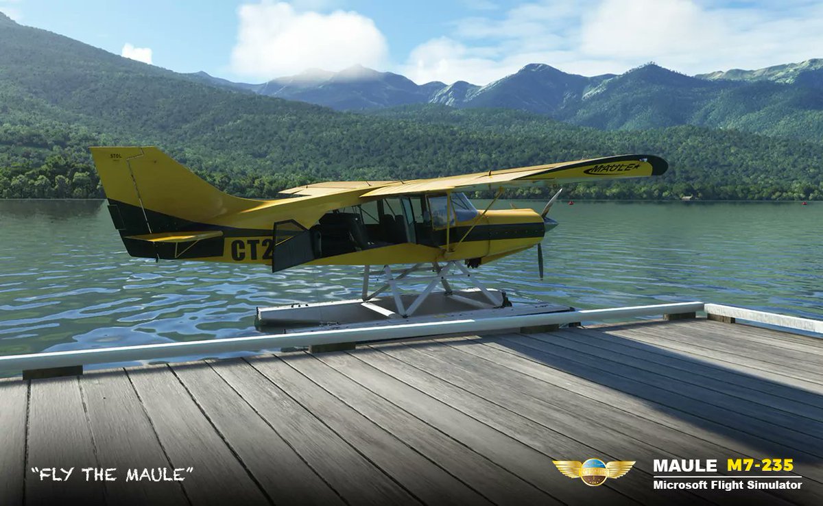 simflight's tweet photo. Get ready to fly with the Maule M-7-235 "Super Rocket," a versatile STOL aircraft perfect for rugged airfields and calm water bodies. 
 https://t.co/a99ADBQMoq  
   VIDEO TRAILER📷
 https://t.co/XYlMsIeuUW 
#PESIM #GENERALAVIATION #AIRCRAFT #MAULEM7 #MAULEAIR #TOUNDRA  #SIMMARKET https://t.co/aFPPX5eoat