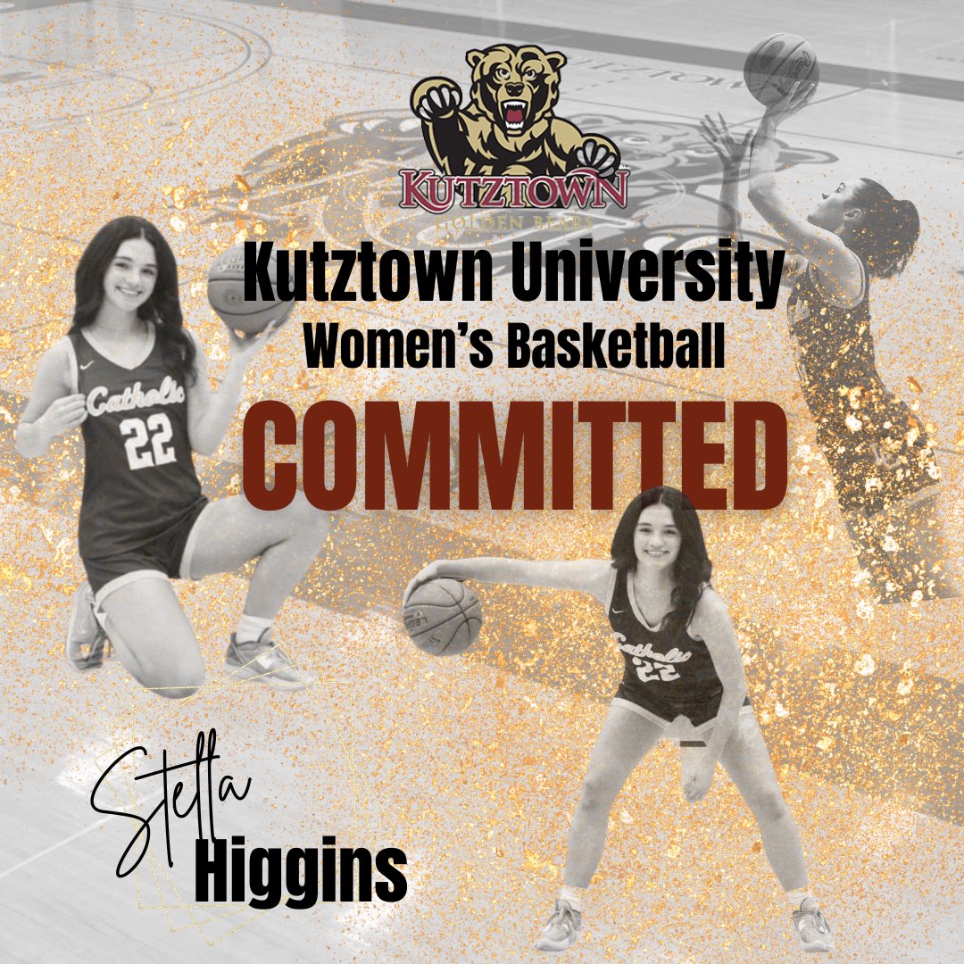 Stella Higgins (@22stellahiggins) on Twitter photo So thankful for this opportunity! 💛🐻 <a href="/KUBearsWBB/">Kutztown U. Women's Basketball</a> #committed
<a href="/FeverForceAAU/">Fever & Force AAU</a> <a href="/LCHS_GBBall/">Lancaster Catholic Girls BBall</a> So thankful for this opportunity! 💛🐻 <a href="/KUBearsWBB/">Kutztown U. Women's Basketball</a> #committed
<a href="/FeverForceAAU/">Fever & Force AAU</a> <a href="/LCHS_GBBall/">Lancaster Catholic Girls BBall</a>