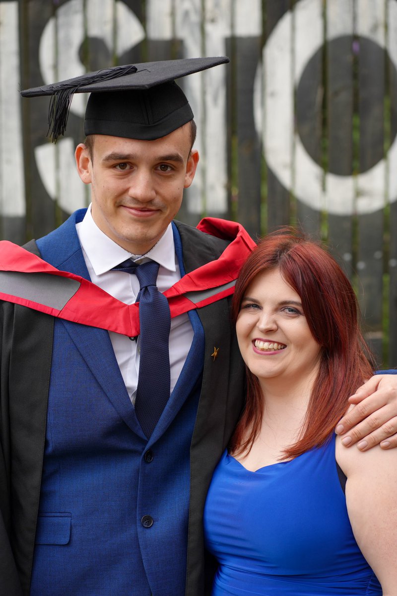 Simestone's tweet image. Very special day today celebrating my son’s graduation @StaffsUni.
Well done Josh, we are all so proud of you ❤️💫
#ProubdToBeStaffs #StaffsAwards