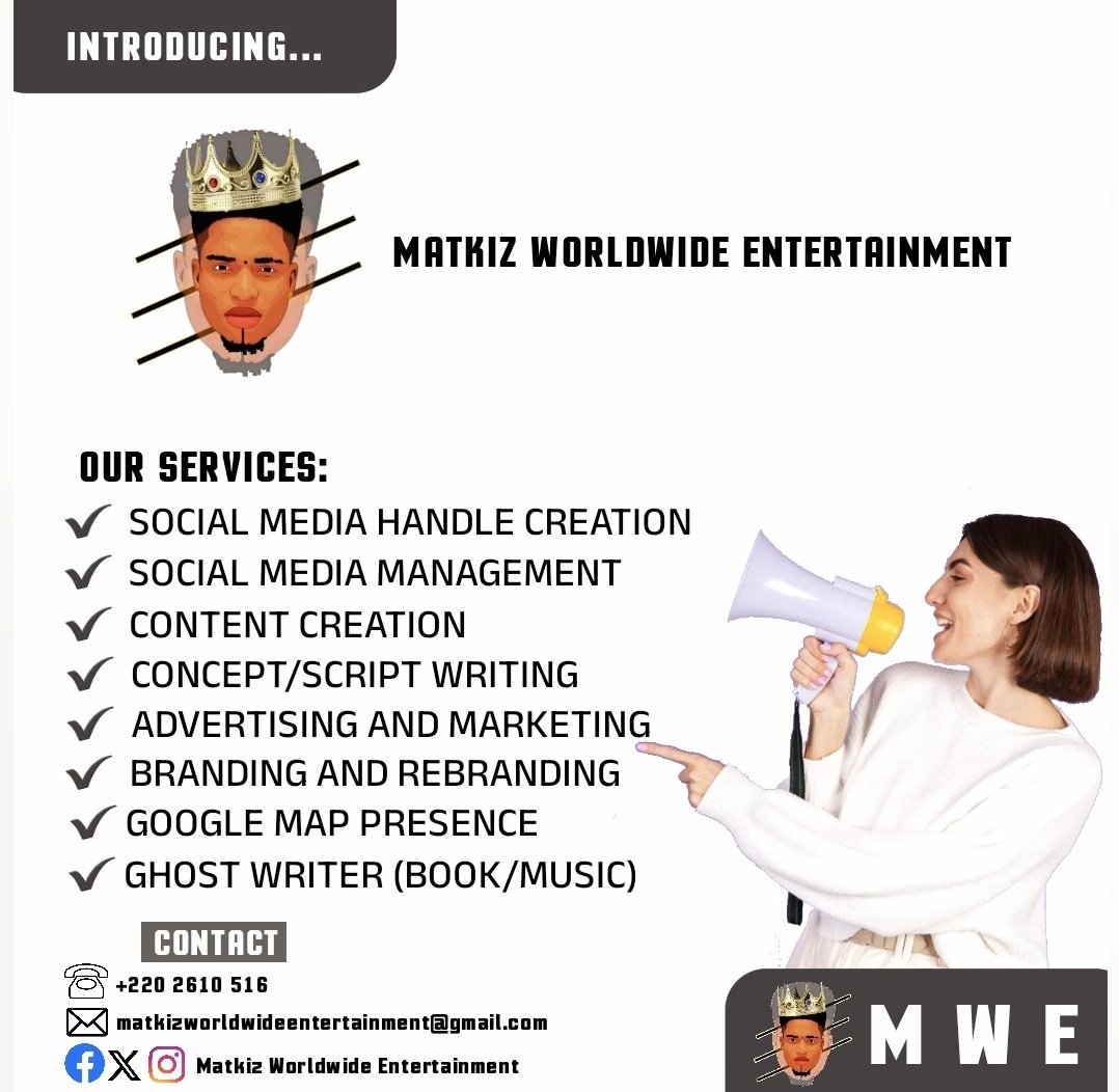 MatkizWorldwide's tweet photo. INTRODUCING  @MatkizWorldwide AS OF JULY 2024

✔️ SOCIAL MEDIA HANDLE CREATION
✔️ SOCIAL MEDIA MANAGEMENT
✔️ CONTENT CREATION
✔️ CONCEPT/SCRIPT WRITING 
✔️ ADVERTISING AND MARKETING 
✔️ BRANDING AND REBRANDING
✔️ GOOGLE MAP PRESENCE 
✔️ GHOST WRITER (MUSIC/BOOK/ARTICLE) https://t.co/R1oqCiMJ8c