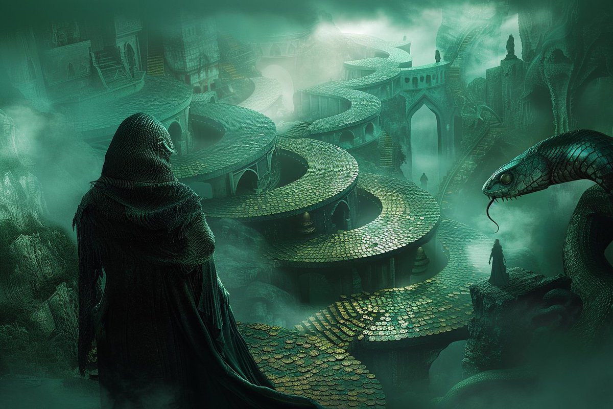 avadacoin's tweet image. Listen closely, mortals. Solve this riddle or forfeit your coins:
'I devour all - hopes, dreams, and wallets. The more you feed me, the hungrier I become.'
What am I? Wrong answers might be rewarded. Correct ones... we shall see. #AvadaRiddle #CryptoNightmare #Giveaway #Reward