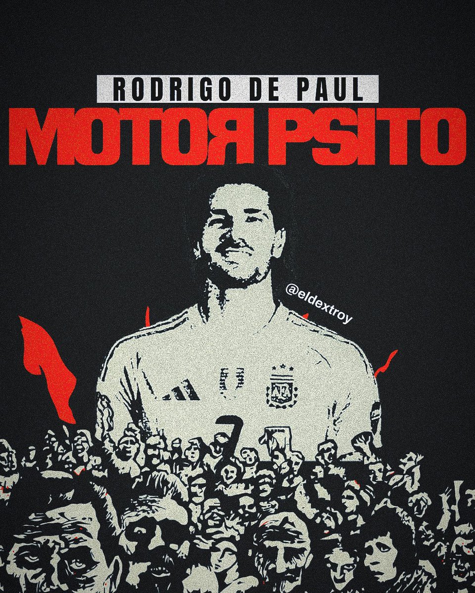 eldextroy's tweet photo. El Motor psito de la Selección 🇦🇷
#RodrigoDePaul #DePaul #SeleccionArgentina #Scaloneta #VamosArgentina #Oktubre #PatricioReyYsusRedonditosDeRicota #LosRedondos #Motorpsico https://t.co/Uw3xR5iLe6