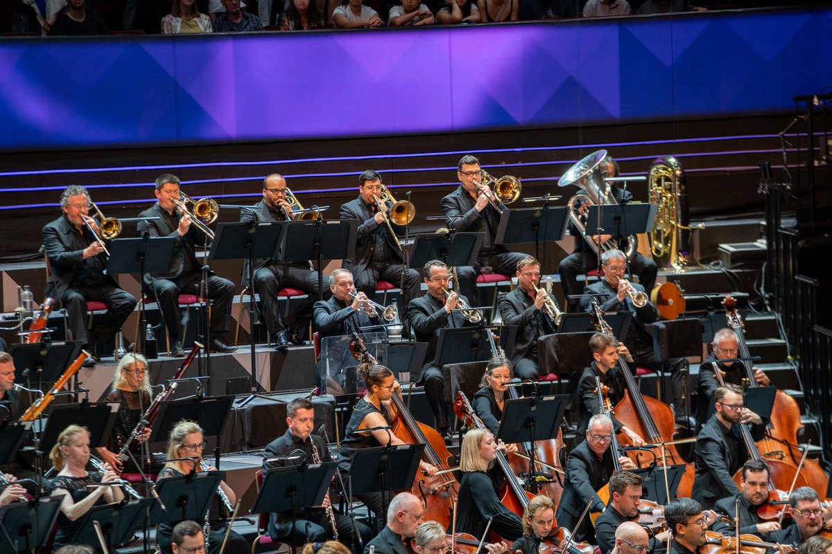 BBCNOW's tweet photo. Thank you to our incredible audiences who joined us for our first #BBCProms of the year!   A special shout out to our Principal Conductor Ryan Bancroft and our phenomenal Orchestra  We can't wait to see you again tomorrow night! 😎
 
@bbcproms https://t.co/4Q1yEc1O9F