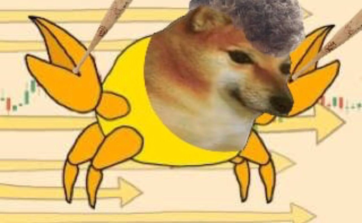 Dobo_community's tweet image. Strongest #BNB #memecoin still here. Just vibing and crabbing