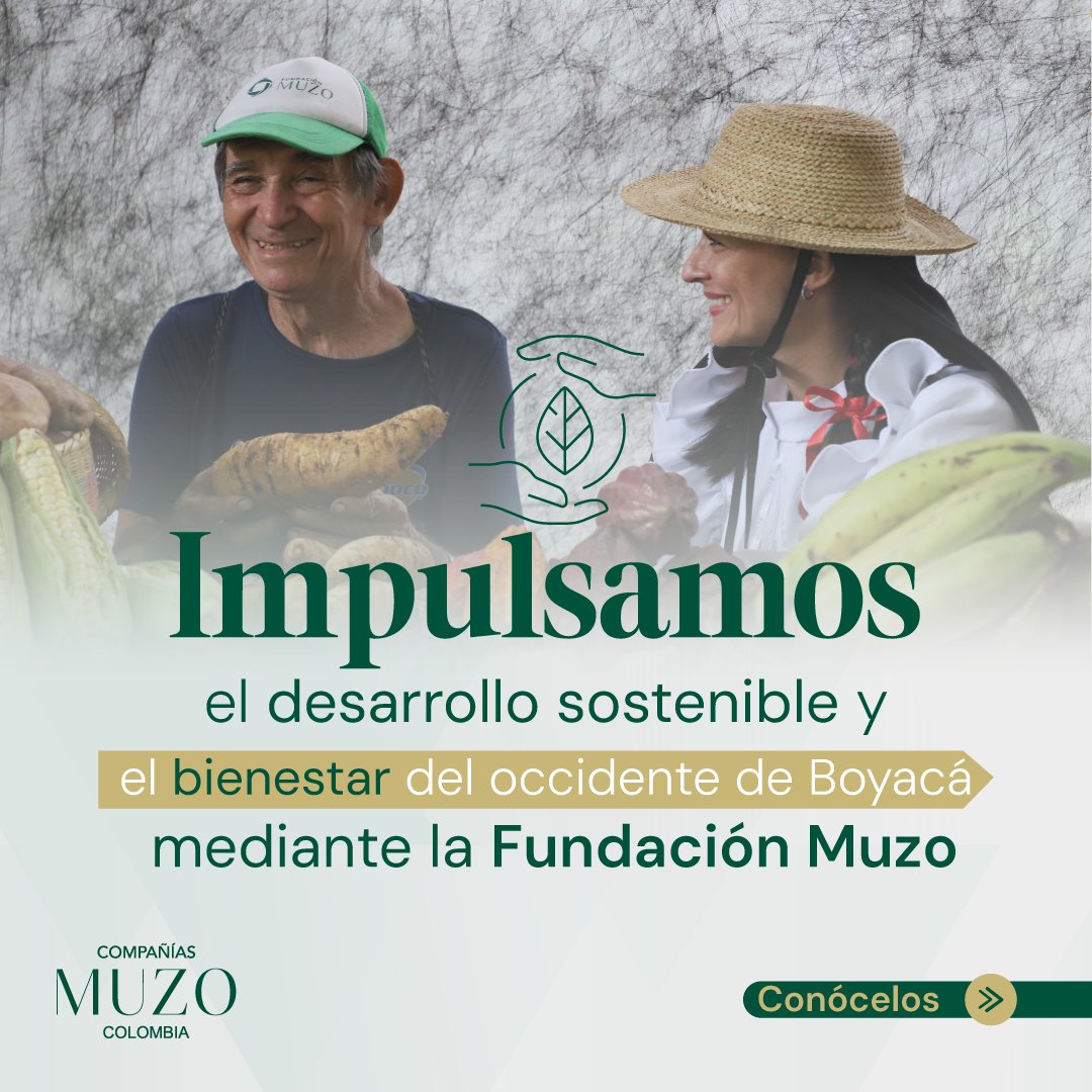 CiasMuzoCol's tweet photo. En Compañías Muzo construímos un futuro sostenible, lleno de esperanza, paz y prosperidad. Por eso, creemos que la fuerza de nuestra comunidad es el motor de la transformación integral.
#CompañíasMuzo #FundaciónMuzo #PoderLocal #Esperanza #Paz #Prosperidad https://t.co/XaW9QOmz4o