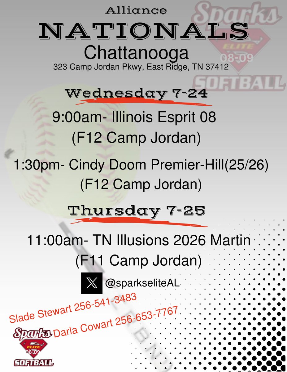 Come out and watch these ladies in their final tournament of the summer!!