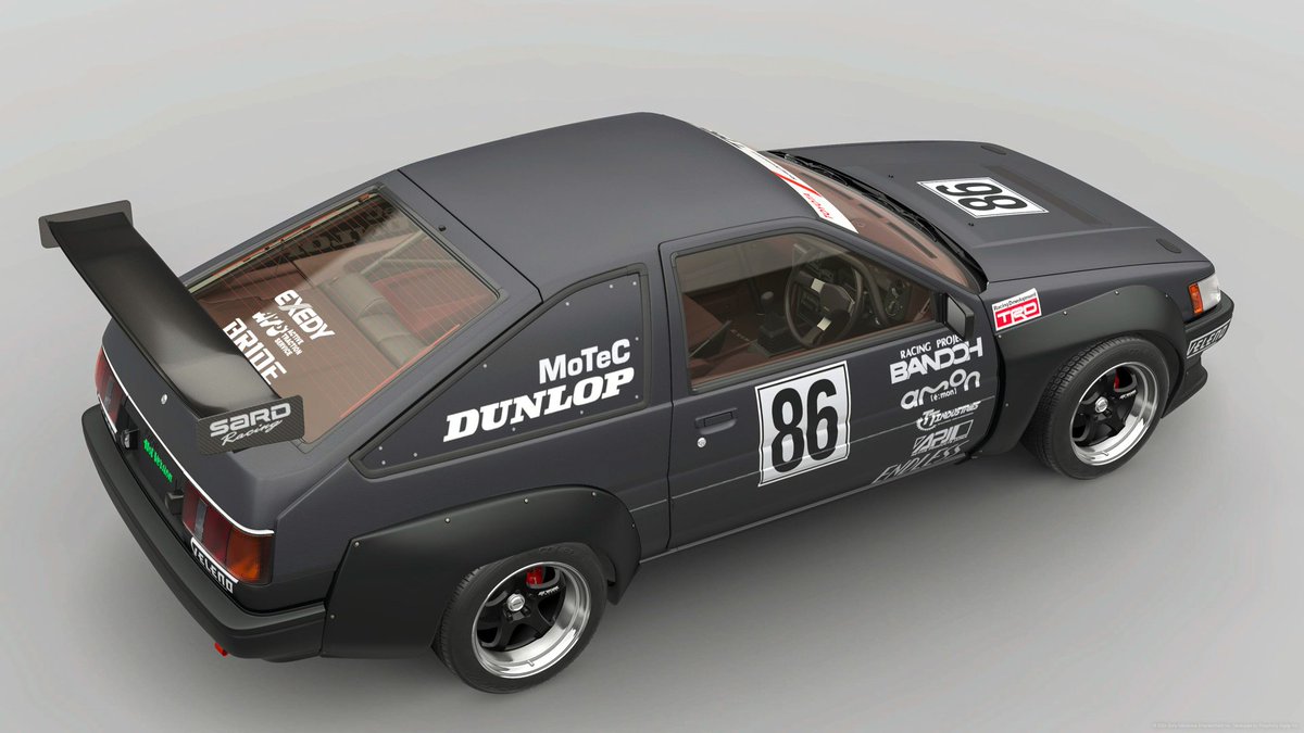 16912maxi3's tweet photo. Hot-Version N2 LEVIN
おはようございます。
7/14に開催された「86/BRZ STYLE2024」の「AE86 富士N2決戦 2024」に出走した、土屋圭市選手のマシンを再現しました。
#GT7
#GT7Livery
#土屋圭市 選手
#hotversion https://t.co/H4Ace71YiO
