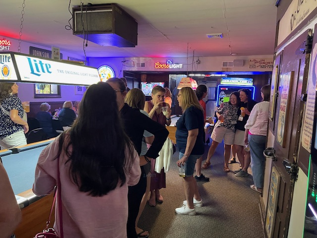 washburnlaw's tweet photo. It's that time of year again for the KWAA Annual Meeting! We were excited to welcome alums from across the state to our reception at the Ol' Stuga in Lindsborg on Thursday night. https://t.co/ICAnVJCR7l