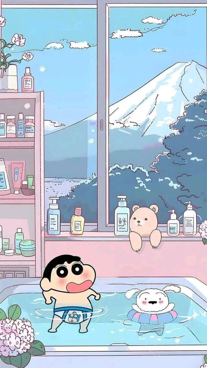 chitacozy's tweet photo. ✨ HOY OS DEJO COMO REGALITO POR AQUÍ ESTE FONDO DE SHIN CHAN &amp; NEVADO ✨ https://t.co/LhOMBlsiWb
