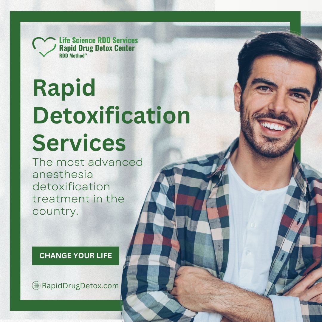 RDDMethod's tweet image. Change your life today with Rapid Drug Detox! 🌟 Our advanced anesthesia detoxification treatment, the RDD Method™, offers a safe, comfortable, and effective way to overcome addiction. Book now at rapiddrugdetox.com or call 1-866-399-2967.

#DrugDetox #RDDMethod
