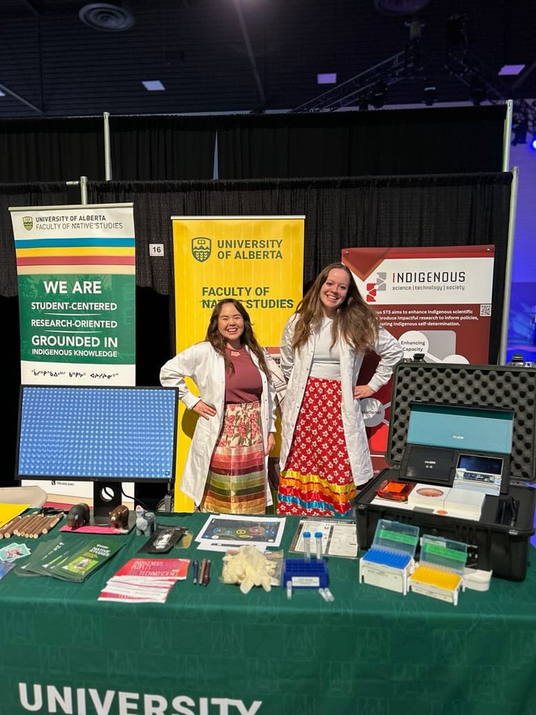 SING Canada (@canada_sing) on Twitter photo Chantel Akinneah and Mackenzie Burnstick, SING Canada alum and current Research Assistants, are demonstrating the SING Mobile DNA sequencing lab at the KDays Innovation Zone <a href="/indigenous_sts/">Indigenous STS (Archive)</a> Chantel Akinneah and Mackenzie Burnstick, SING Canada alum and current Research Assistants, are demonstrating the SING Mobile DNA sequencing lab at the KDays Innovation Zone <a href="/indigenous_sts/">Indigenous STS (Archive)</a>