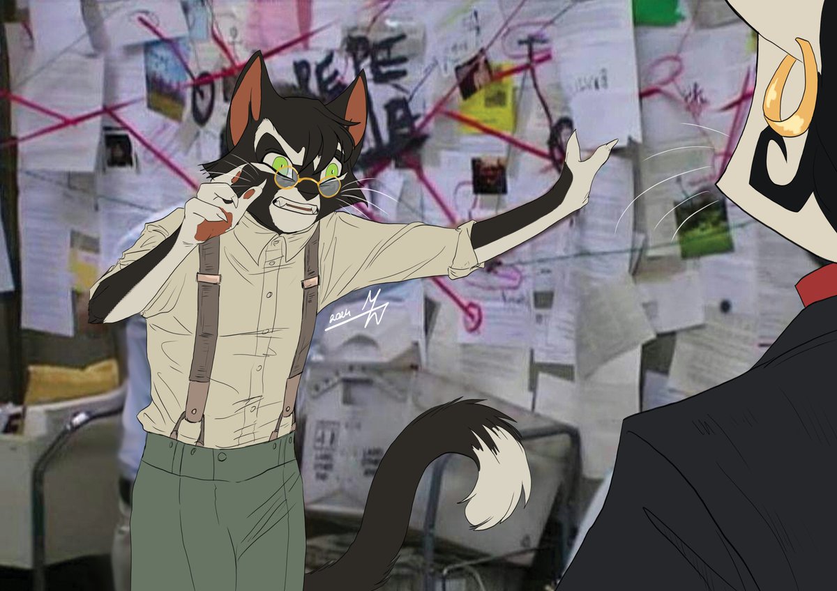 CommanderThor13's tweet photo. My request for Mordecai losing his mind when he comes up with theories of who killed Atlas based on this Artwork created by my friend @miles_crow_ 
https://t.co/tNdEtBx5mS https://t.co/PFBz48UKcg