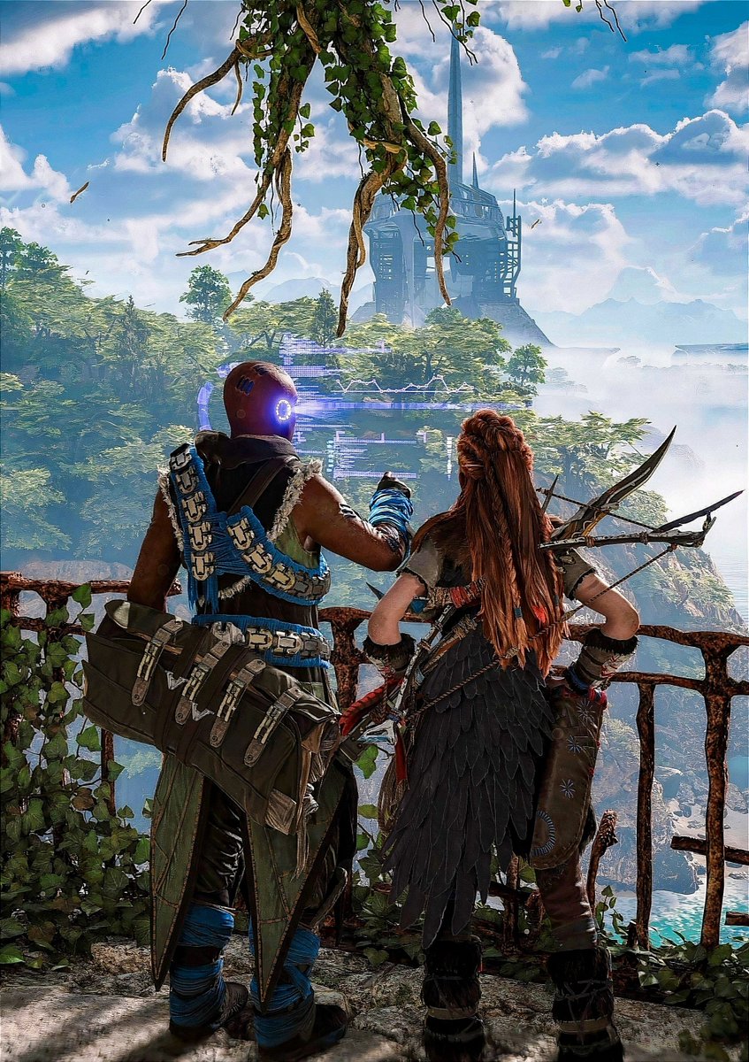 riainwonderland's tweet photo. "There's so much to discover before the world ends."

#BeyondTheHorizon #HorizonForbiddenWest #Aloy  #Sylens #ThePhotoMode https://t.co/zyrCtaozKU