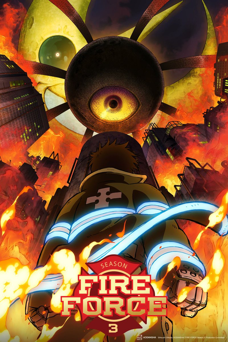 ATCAPod's tweet image. GET HIM FIRE FORCE SEASON 3