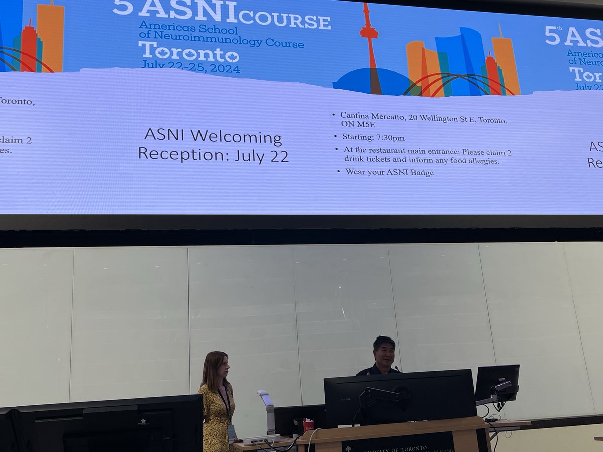 ASNI just started today in Toronto. Amazing scientific days ahead. ⁦<a href="/ISNI_neuro/">ISNI-The International Society of Neuroimmunology</a>⁩, ⁦@MironLab⁩