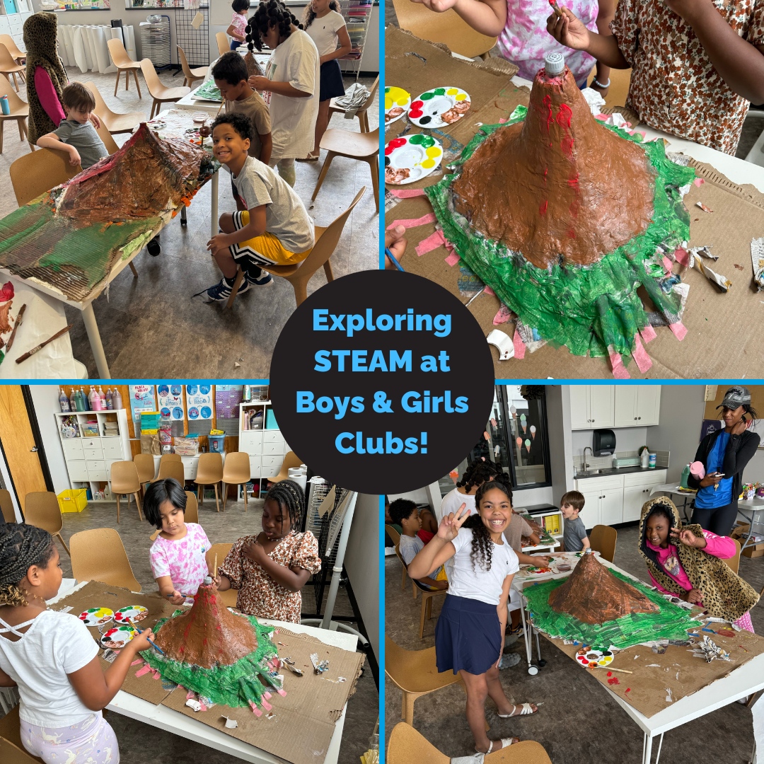 Our clubs have been buzzing with hands-on activities that bring STEAM (Science, Technology, Engineering, Arts, and Math) to life! Recently, our members had an amazing time creating their own volcanoes. 🌋

#STEAM #BGCP #HandsOnLearning #FutureScientists #CreativeKids