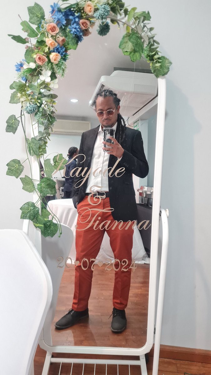 Cleaned up and put on some nice clothes