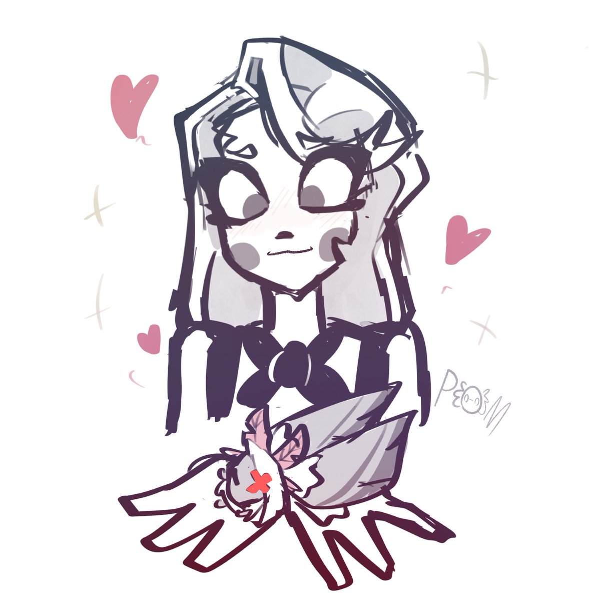 isntpom's tweet photo. moth gf (literally)

#vaggie #CharlieMorningstar #HazbinHotel #chaggie https://t.co/LSKvpAn6ec