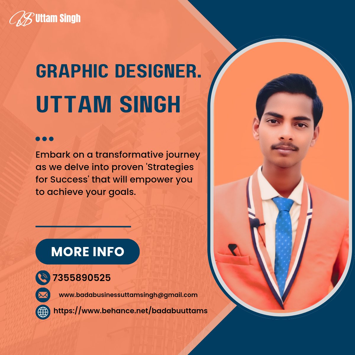 Uttamsi25881419's tweet image. विपणन और विज्ञापन, प्रकाशन, स्वास्थ्य सेवा और डिजिटल संचार

behance.net/badabuuttams
#uttamsinghgraphicdesigner #UttamSingh #VBQuote #motivation