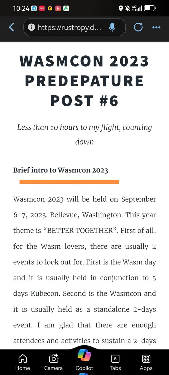 rustropy_gaming's tweet image. Checkout my blog post about my decision to go United state for @wasm conference last year.