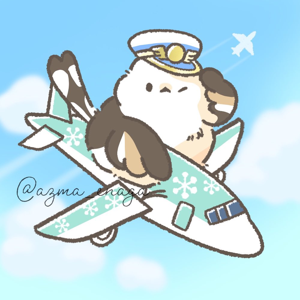 シマエナガのイラストを描いて挿絵にしたりグッズを製作しています