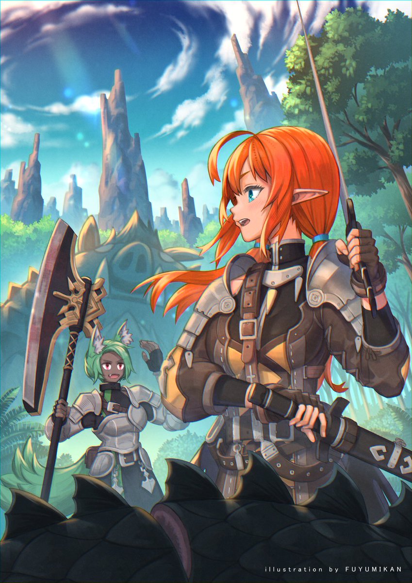 fuyu_mikan's tweet image. 🍊【固定用】
背景主体の絵も好きですがキャラ主体の絵も好きです。
よろしくお願いします。