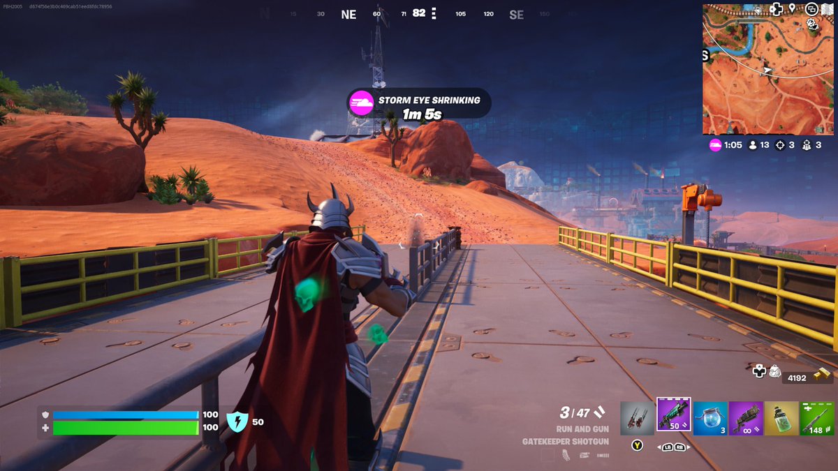 FBH05's tweet photo. Caught what could be my first glimpse of Dr Doom in @FortniteGame!! https://t.co/xI5lAIMlvn