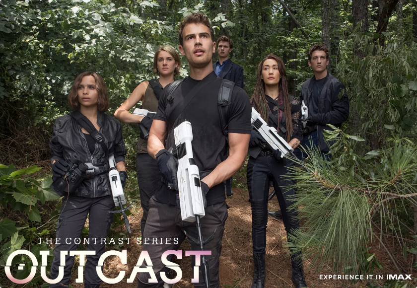 Based on Savannah Christie’s best-selling 2019 sci-fi novel, “Outcast,” which follows 2018’s “Contrast.” See the live action film adaptation in theaters now. Or better yet, EXPERIENCE IT IN IMAX! 🎞️