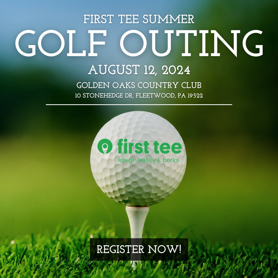 TheFirstTeeLVB's tweet image. Join us at Golden Oaks Country Club on August 12, 2024, for a day of golf, camaraderie, and fun, all while supporting a great cause. Register or become a sponsor today and help make a difference.
#FirstTeeGolf #GolfForGood #SummerOuting