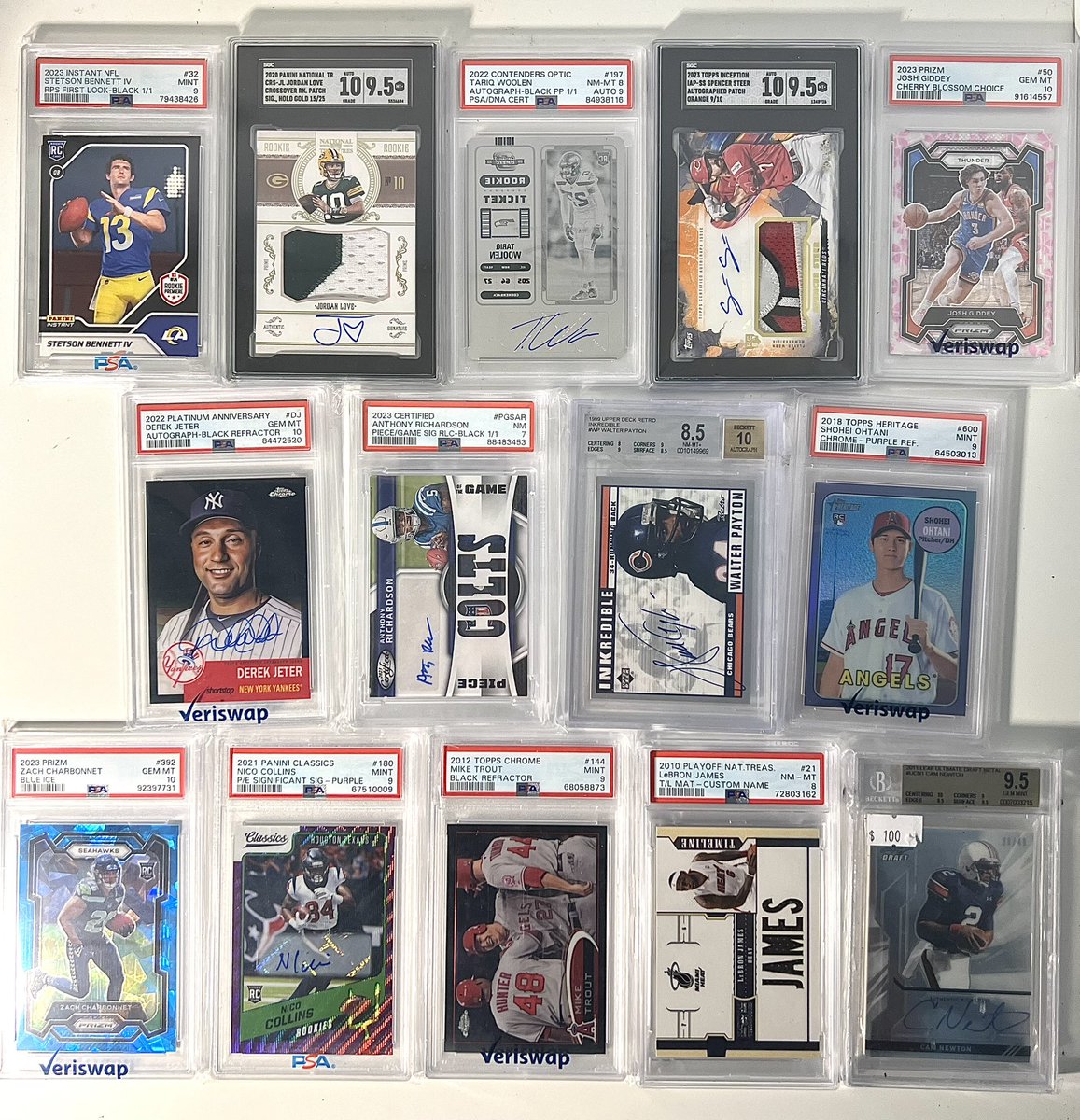 NoHoldsCards's tweet image. SLAB MEGA SALE 🚨🚨🚨

Reply/DM For Prices 🤝

Every slab that sells, I add $4 to the pot. One random RTer gets the pot at the end of the night 👀 

If 20 slabs sell, someone who reposts is getting 80 bucks 🤙🏻

Let’s get some slabs SOLD🔥