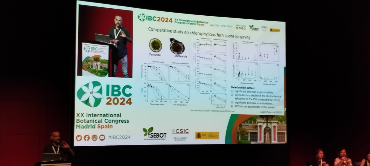 Today I talked about dry #seed architectures promoting fast ageing at <a href="/ibc2024/">IBC2024</a>. Here I presented the latest studies made by some of my former MSc and PhD students @KewScience. They made a great job that is moving seed science forward. Congrats.