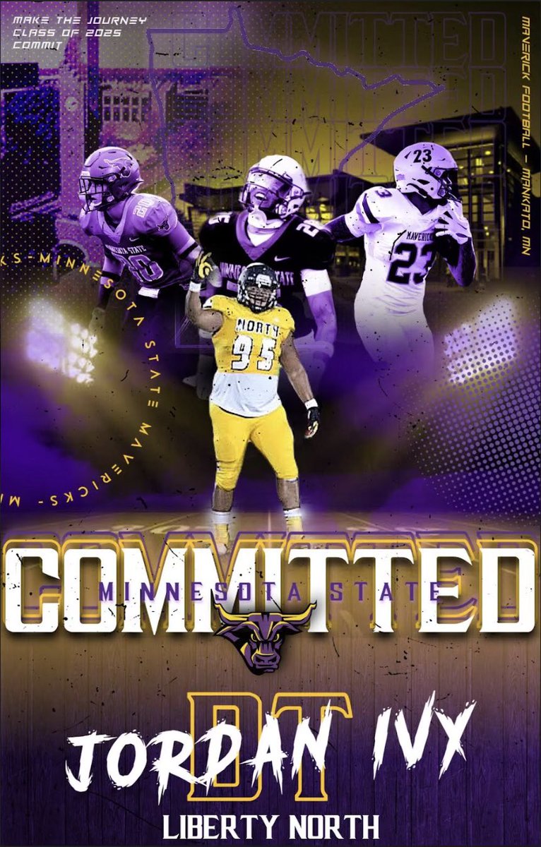 Jordan Ivy (@jivy948) on Twitter photo #AGTG 🟣🟠After an amazing weekend and a good talk with <a href="/HoffnerTodd/">Todd Hoffner</a> I’m blessed to announce that I will be continuing my athletic and academic journey at <a href="/MinnStFootball/">Minnesota State Football</a>!! Thank you to all my mentors for pushing me and family that has helped me through my journey!🟣🟠 #AGTG 🟣🟠After an amazing weekend and a good talk with <a href="/HoffnerTodd/">Todd Hoffner</a> I’m blessed to announce that I will be continuing my athletic and academic journey at <a href="/MinnStFootball/">Minnesota State Football</a>!! Thank you to all my mentors for pushing me and family that has helped me through my journey!🟣🟠