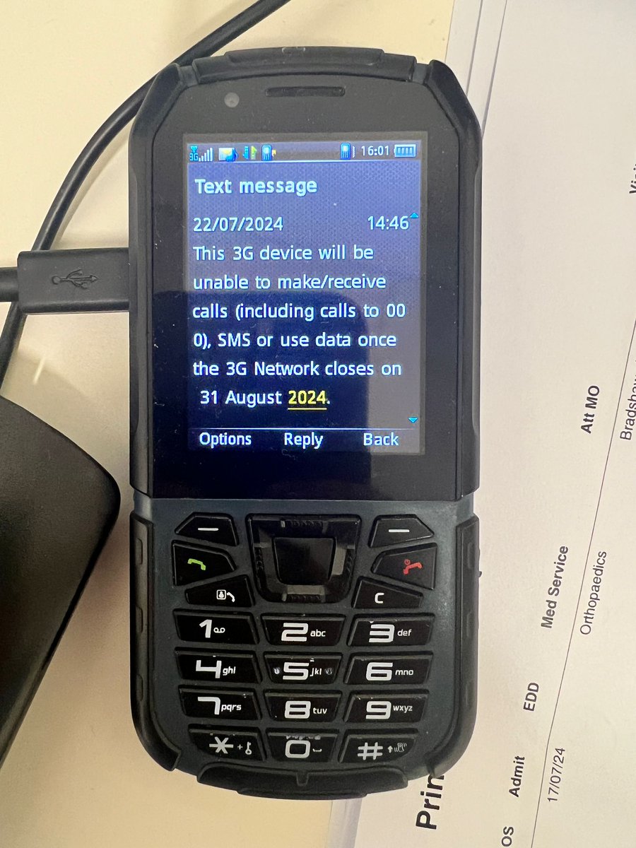 Imi_cycles's tweet image. When Telstra forces the hospital's hand to upgrade the orthopaedic on call phone 😂