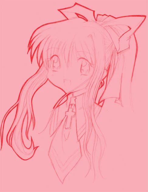 #神尾観鈴誕生祭2024 昔昔に描いた観鈴ちんを発掘(笑)お誕生日おめでとう 