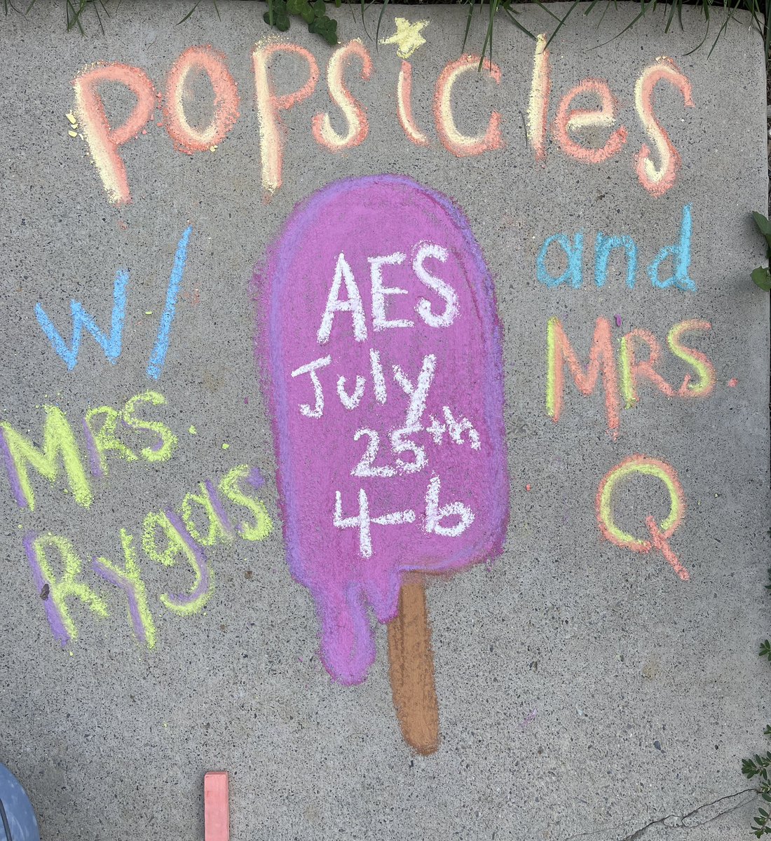 Come have popsicles with us , Stars !! 🌟🌟 <a href="/AESstars/">Auburn Elementary</a>