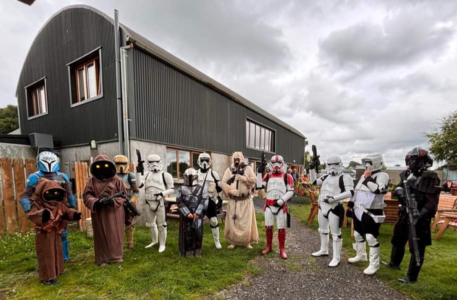 501stIreland's tweet image. Last weekend,  our troopers attended Ablefest in Causey Farm. Here's the group photo of us all &amp;amp; our friends from Rebel Legion Ireland Base and the Galactic Academy Endor Campus. 

#BadGuysDoingGood #RebelLegionIrelandBase #GalacticAcademyEndorCampus 

📷 Carol Hughes