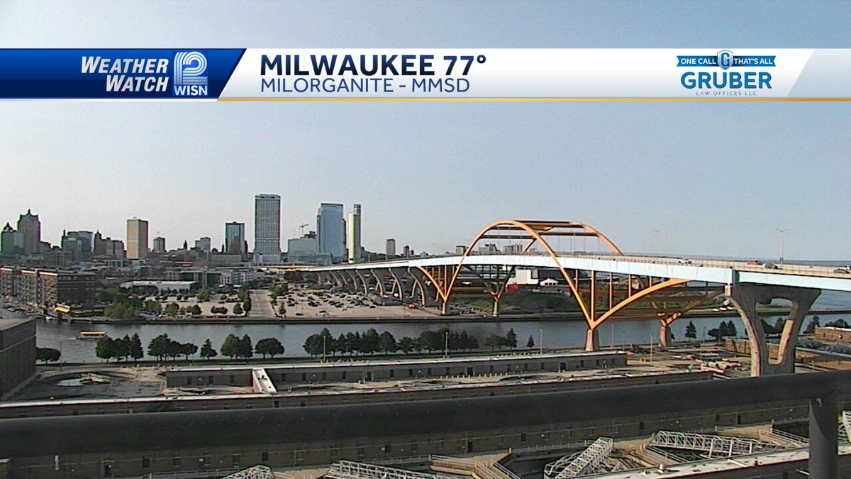7 days in a row with no rain in Milwaukee. This is by far the driest stretch of the entire spring and summer. (Rain returns tomorrow.)
