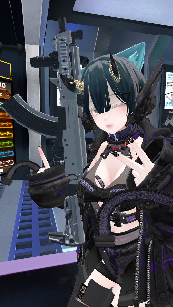 Fumtuki_Akane's tweet photo. おはよう、朝から宣伝で申し訳ない
#RANDOM_VRC 
#Shinra3D #EXTENSIONCLOTHING 
#VRChat #VRC #Vket2024Summer #Vket 
早い話がVRC内でラジアルインベントリでシェイプキーをいじれるようになります
いじりたい箇所でMA化もされているのでUnity上ではドラッグ＆ドロップで森羅ちゃんに組み込むだけ https://t.co/DKfi1oqamK