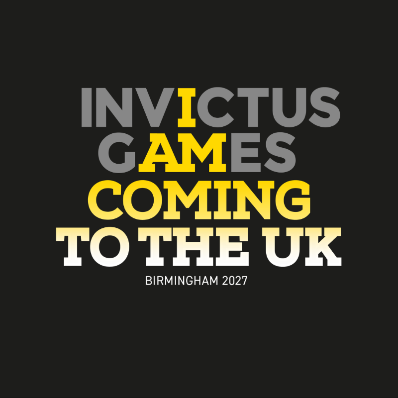 WeAreInvictus's tweet photo. The Invictus Games Foundation is delighted to announce the host city of the Invictus Games 2027 will be Birmingham, UK.

#IAMHere @Birmingham2027
