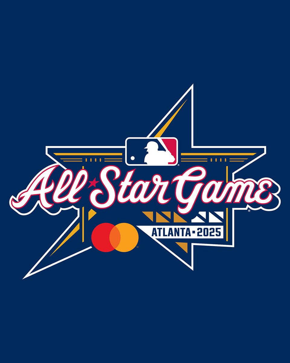 MLB's tweet photo. Introducing the 2025 #AllStarGame logo! https://t.co/2o1mIemlxe