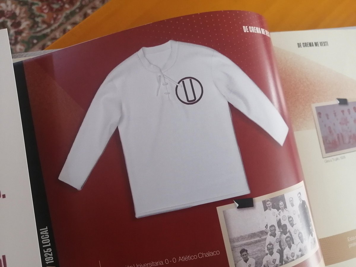 Tuve el honor de participar en la edicion del libro "DE CREMA ME VESTI", modelando y recreando en 3D, las primeras camisetas utilizadas por <a href="/Universitario/">Universitario</a> 🇵🇪(de las cuales solo existen fotos). 
Realmente un orgullo y un especial agradecimiento a <a href="/CREMAyGUINDA/">CREMA y *su grupo* G(U)INDA 🌟 29 (ví 2 TRIs)</a> por la confianza!